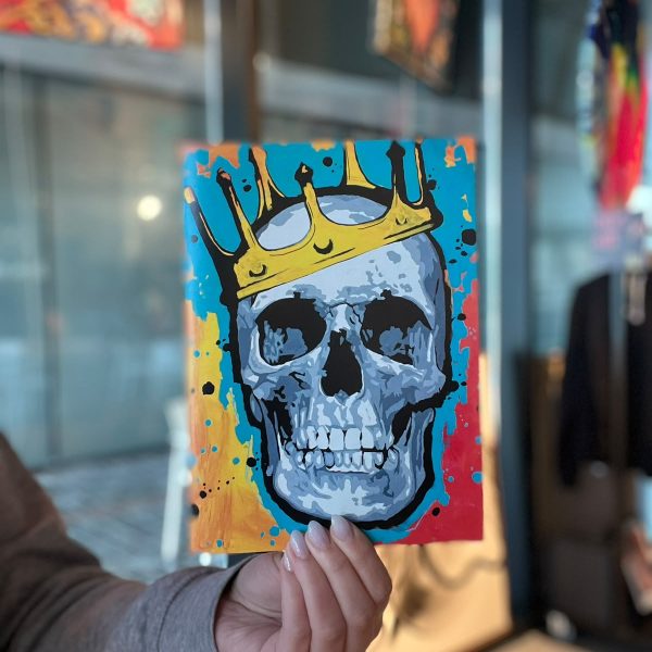 Art Notebook "Skeleton King"