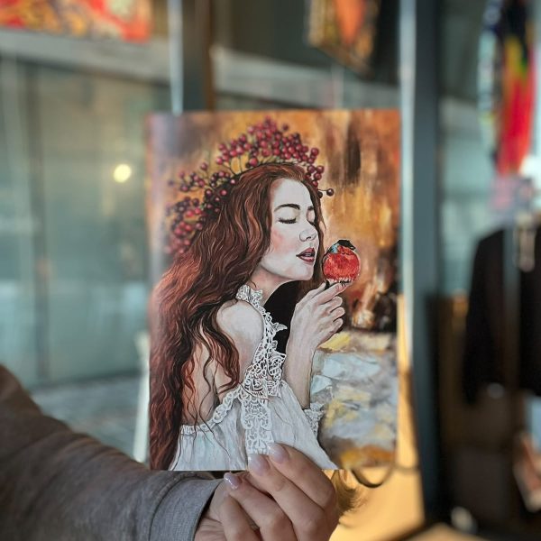 Art Notebook "Crimson Whisper"
