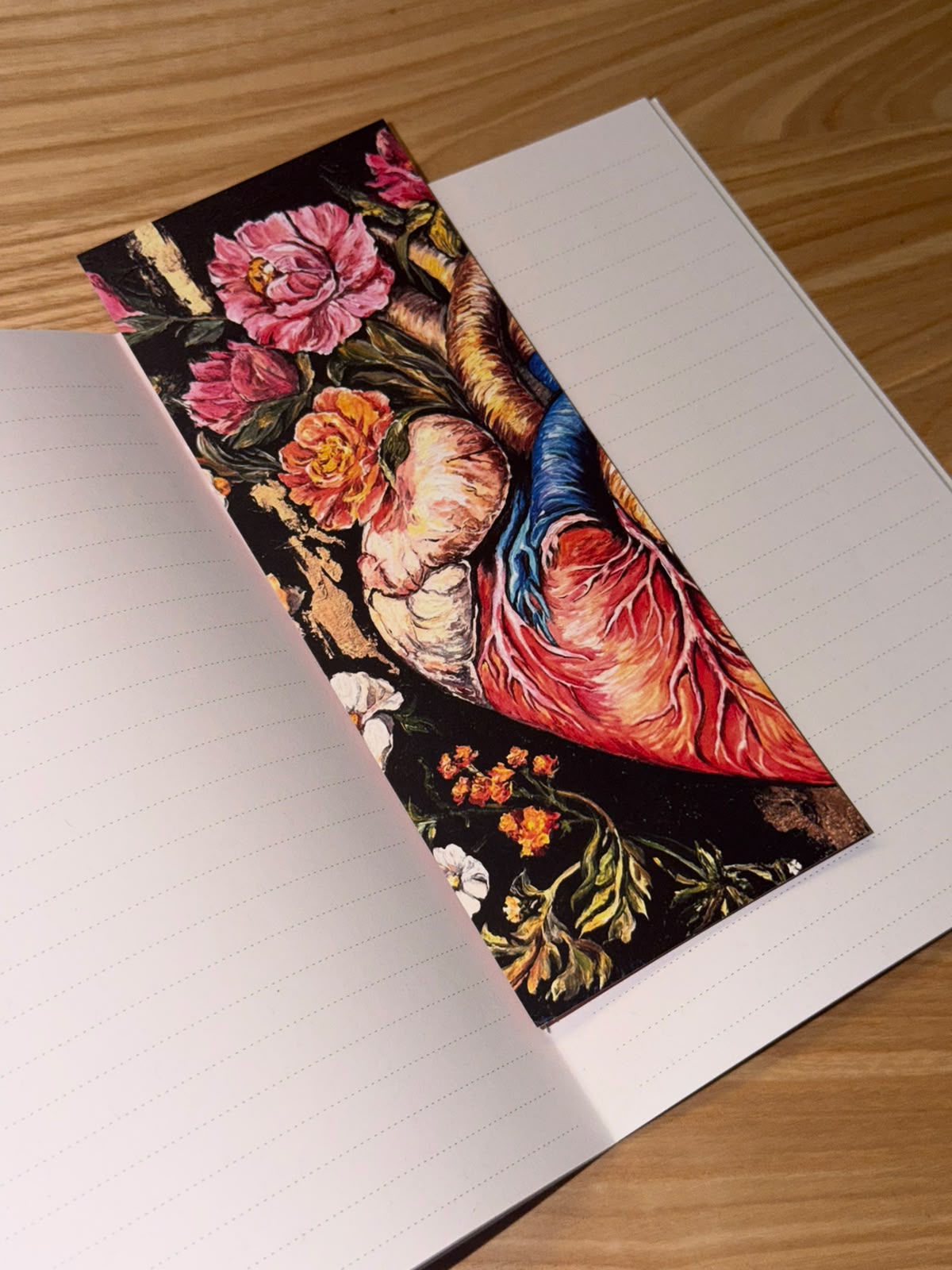 Marcador de Livro "O Coração que Floresce"